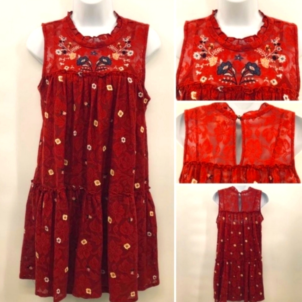 Francesca's miami small red dress